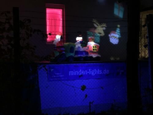 Weihnachtsgarten im Überblick (Einagangsbereich)